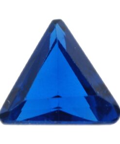 Loose Triangle Cut Sapphire CZ Gemstone Cubic Zirconia September Birthstone