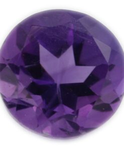 Loose Round Cut Genuine Natural Amethyst Gemstone Semi Precious February Birthstone