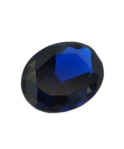 Loose Oval Cut Sapphire CZ Gemstone Cubic Zirconia September Birthstone Front