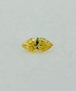 Loose Marquise Cut Citrine CZ Gemstone Cubic Zirconia November Birthstone Front