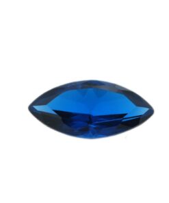 Loose Marquise Cut Sapphire CZ Gemstone Cubic Zirconia September Birthstone Front