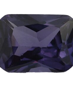 Loose Emerald Cut Alexandrite CZ Gemstone Cubic Zirconia June Birthstone