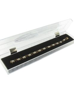 Clear Acrylic Crystal Bracelet Box Display Jewelry Gift Box