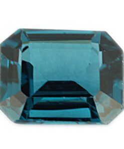 Loose Emerald Cut Blue Zircon CZ Gemstone Cubic Zirconia December Birthstone