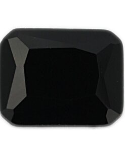 Loose Emerald Cut Black Onyx CZ Gemstone Cubic Zirconia