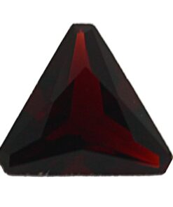 Loose Triangle Cut Garnet CZ Gemstone Cubic Zirconia January Birthstone