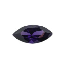 Loose Marquise Cut Amethyst CZ Gemstone Cubic Zirconia February Birthstone Front