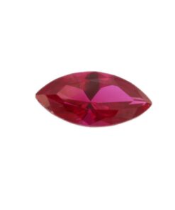 Loose Marquise Cut Ruby CZ Gemstone Cubic Zirconia July Birthstone Front 12MM