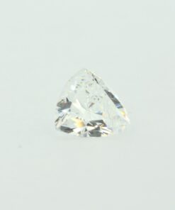 Loose Trillion Cut Clear CZ Gemstone Cubic Zirconia April Birthstone Side