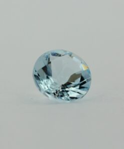 Loose Round Cut Genuine Natural Aquamarine Gemstone Semi Precious March Birthstone Side