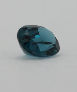 Loose Oval Cut Blue Zircon CZ Gemstone Cubic Zirconia December Birthstone Back