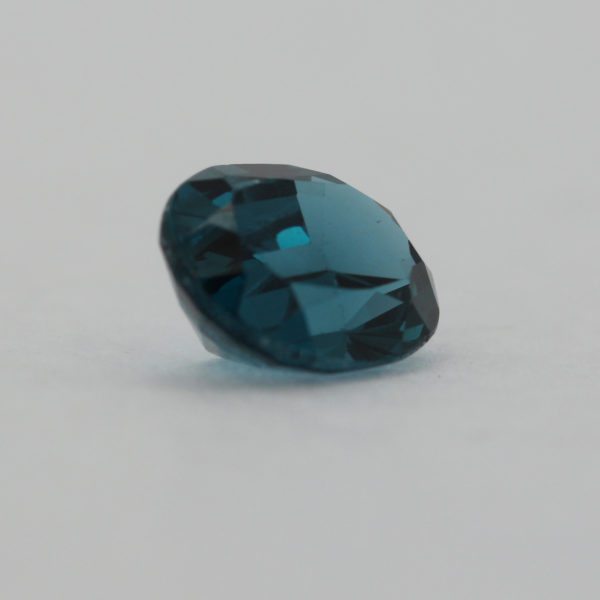 Loose Oval Cut Blue Zircon CZ Gemstone Cubic Zirconia December Birthstone Back