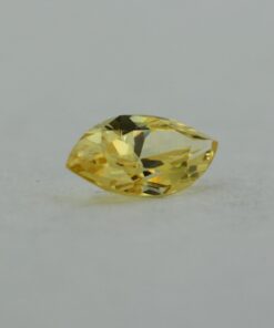 Loose Marquise Cut Citrine CZ Gemstone Cubic Zirconia November Birthstone Back