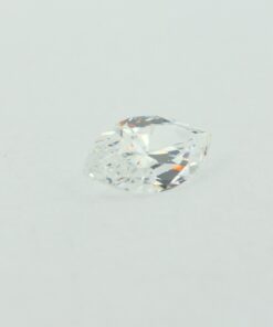 Loose Marquise Cut White CZ Gemstone Cubic Zirconia April Birthstone Back