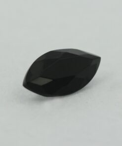 Loose Marquise Cut Black Onyx CZ Gemstone Cubic Zirconia Back