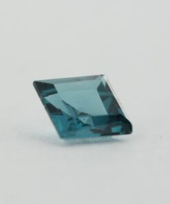 Loose Princess Cut Blue Zircon CZ Gemstone Cubic Zirconia December Birthstone Back