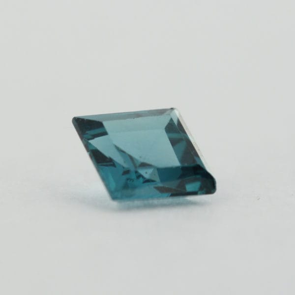 Loose Princess Cut Blue Zircon CZ Gemstone Cubic Zirconia December Birthstone Back