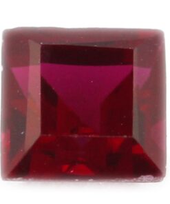 Loose Princess Cut Garnet CZ Gemstone Cubic Zirconia January Birthstone