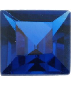 Loose Princess Cut Sapphire CZ Gemstone Cubic Zirconia September Birthstone