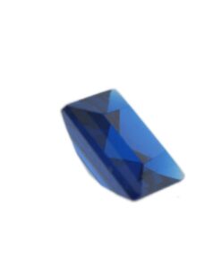 Loose Princess Cut Sapphire CZ Gemstone Cubic Zirconia September Birthstone Side