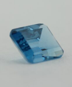 Loose Emerald Cut Aquamarine CZ Gemstone Cubic Zirconia March Birthstone Side 9