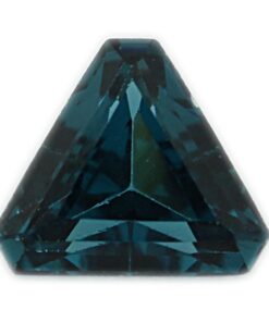 Loose Triangle Cut Blue Zircon CZ Gemstone Cubic Zirconia December Birthstone