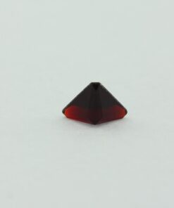 Loose Triangle Cut Garnet CZ Gemstone Cubic Zirconia January Birthstone Back 8