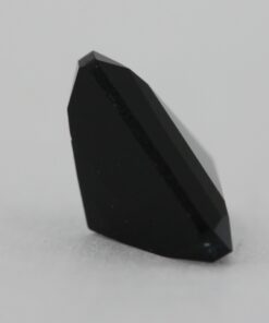 Loose Triangle Cut Black Onyx CZ Gemstone Cubic Zirconia Back