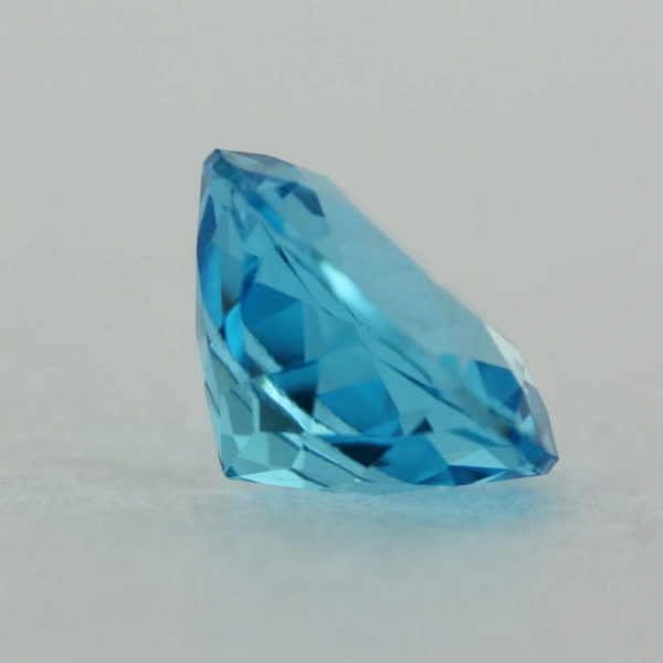 Loose Round Cut Genuine Natural Blue Topaz Gemstone Semi Precious ...