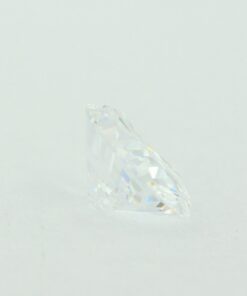 Loose Oval Cut White CZ Gemstone Cubic Zirconia April Birthstone Side