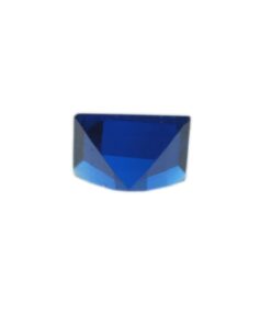 Loose Princess Cut Sapphire CZ Gemstone Cubic Zirconia September Birthstone Back