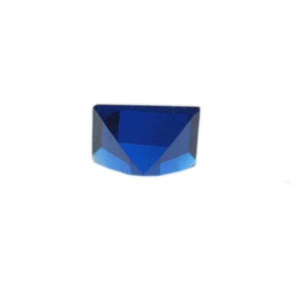 Loose Princess Cut Sapphire CZ Gemstone Cubic Zirconia September Birthstone Back