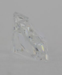 Loose Emerald Cut White CZ Gemstone Cubic Zirconia April Birthstone Back