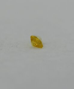 Loose Tapered Baguette Citrine CZ Gemstone Cubic Zirconia November Birthstone Side