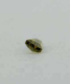 Loose Tapered Baguette Peridot CZ Gemstone Cubic Zirconia August Birthstone Side