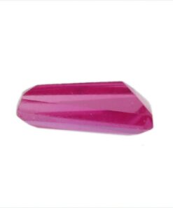 Loose Tapered Baguette Ruby CZ Gemstone Cubic Zirconia July Birthstone Down