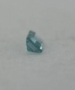 Loose Straight Baguette Aquamarine CZ Gemstone Cubic Zirconia March Birthstone Back