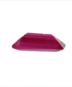 Loose Straight Baguette Ruby CZ Gemstone Cubic Zirconia July Birthstone Down