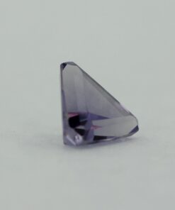 Loose Triangle Cut Alexandrite CZ Gemstone Cubic Zirconia June Birthstone Side