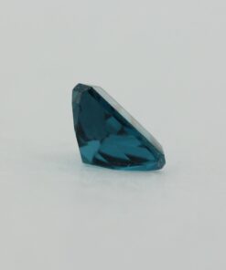 Loose Triangle Cut Blue Zircon CZ Gemstone Cubic Zirconia December Birthstone Side