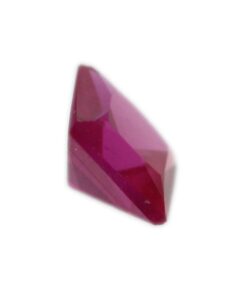 Loose Princess Cut Ruby CZ Gemstone Cubic Zirconia July Birthstone Side 3