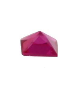 Loose Princess Cut Ruby CZ Gemstone Cubic Zirconia July Birthstone Down 3