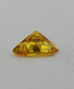 Loose Oval Cut Citrine CZ Gemstone Cubic Zirconia November Birthstone Down