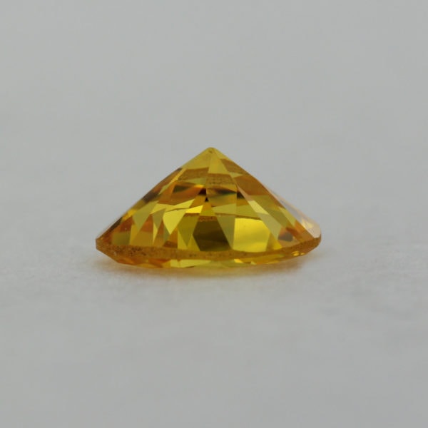 Loose Oval Cut Citrine CZ Gemstone Cubic Zirconia November Birthstone Down