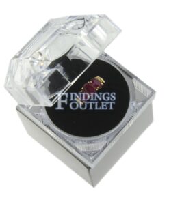 Clear Acrylic Crystal Ring Box Display Jewelry Gift Box Outer