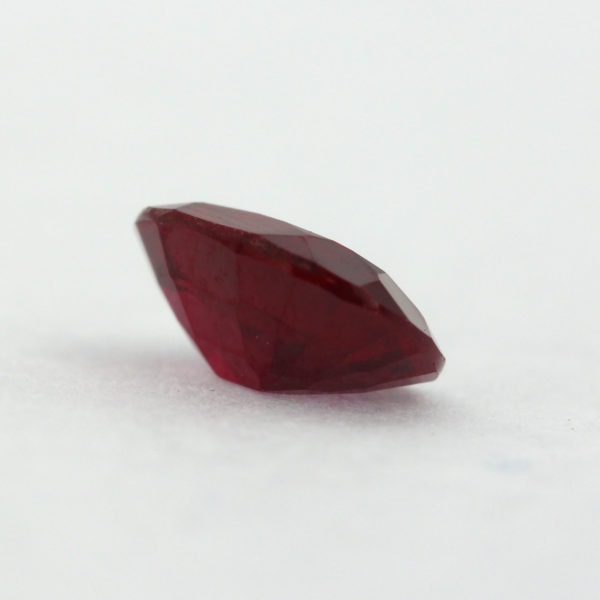 Loose Oval Cut Garnet CZ Gemstone Cubic Zirconia January Birthstone Back