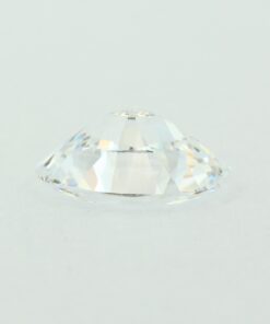 Loose Oval Cut White CZ Gemstone Cubic Zirconia April Birthstone Down