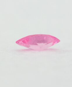 Loose Marquise Cut Pink CZ Gemstone Cubic Zirconia October Birthstone Side