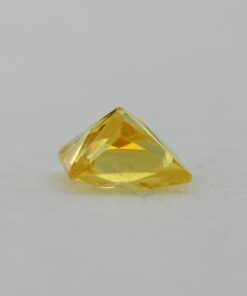 Loose Princess Cut Citrine CZ Gemstone Cubic Zirconia November Birthstone Down