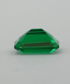 Loose Emerald Cut Emerald CZ Gemstone Cubic Zirconia May Birthstone Down